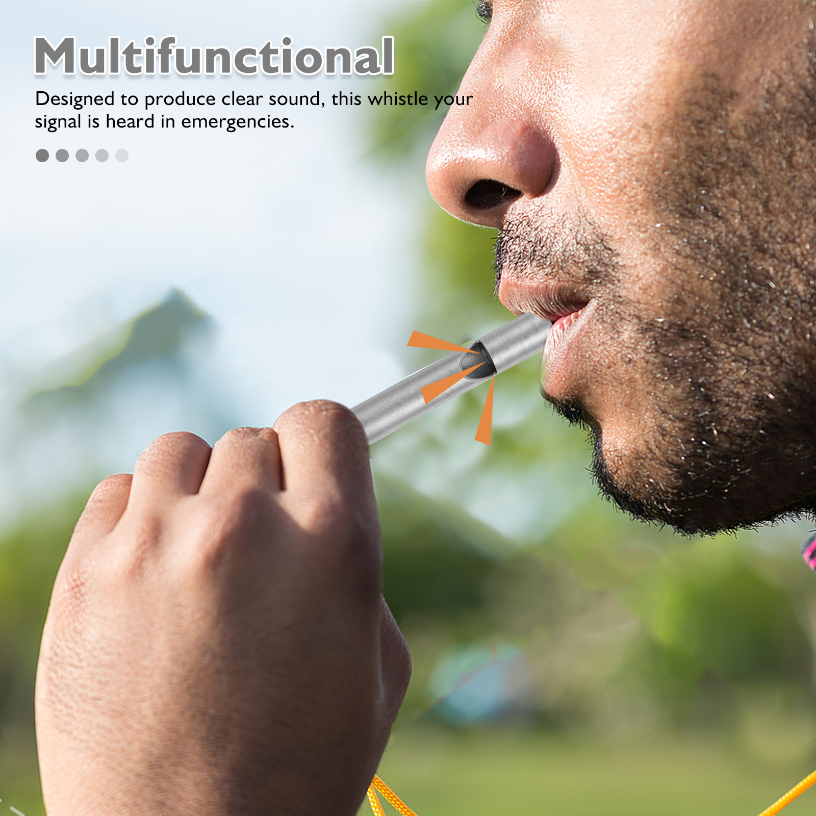 Emergency Whistle Loud - Silbato de Emergencia para Supervivencia al