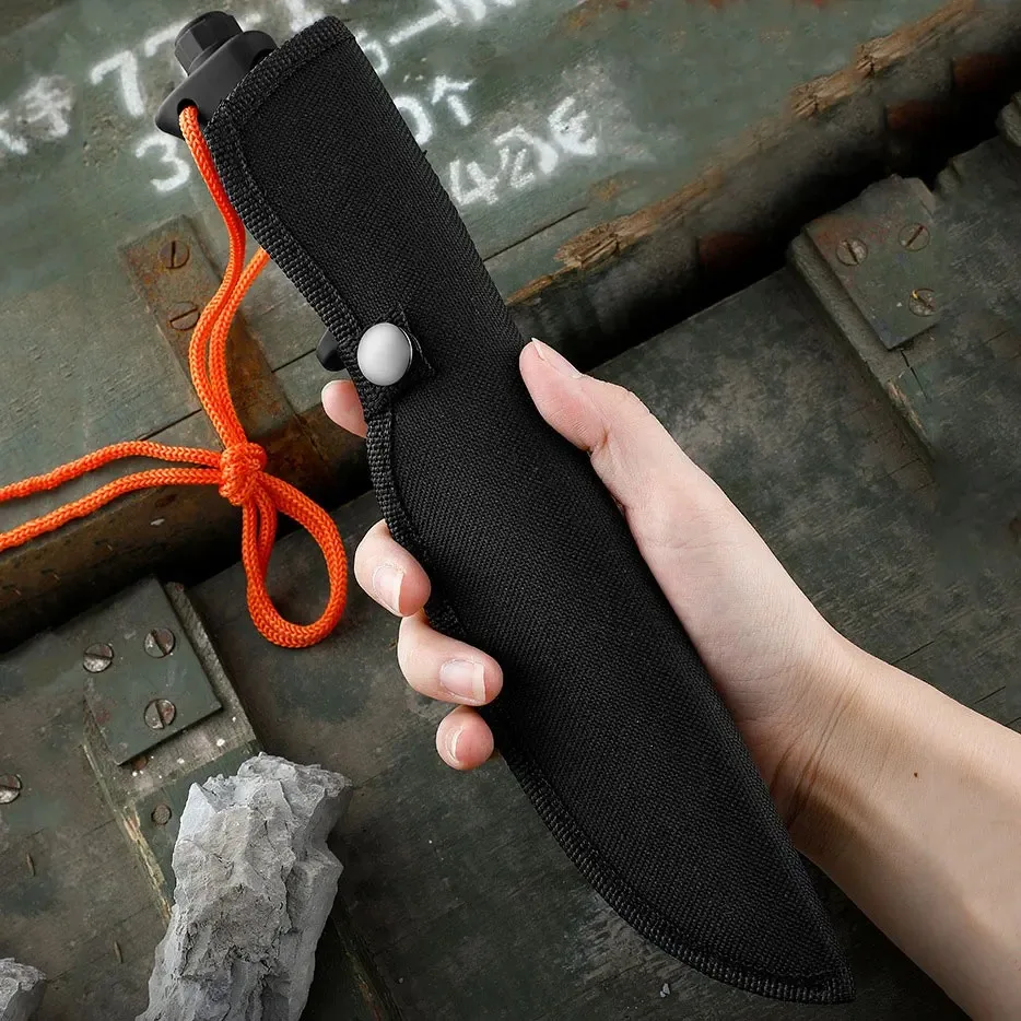 Bushcraft Knife Fixed - Cuchillo Recto de Hoja Fija para