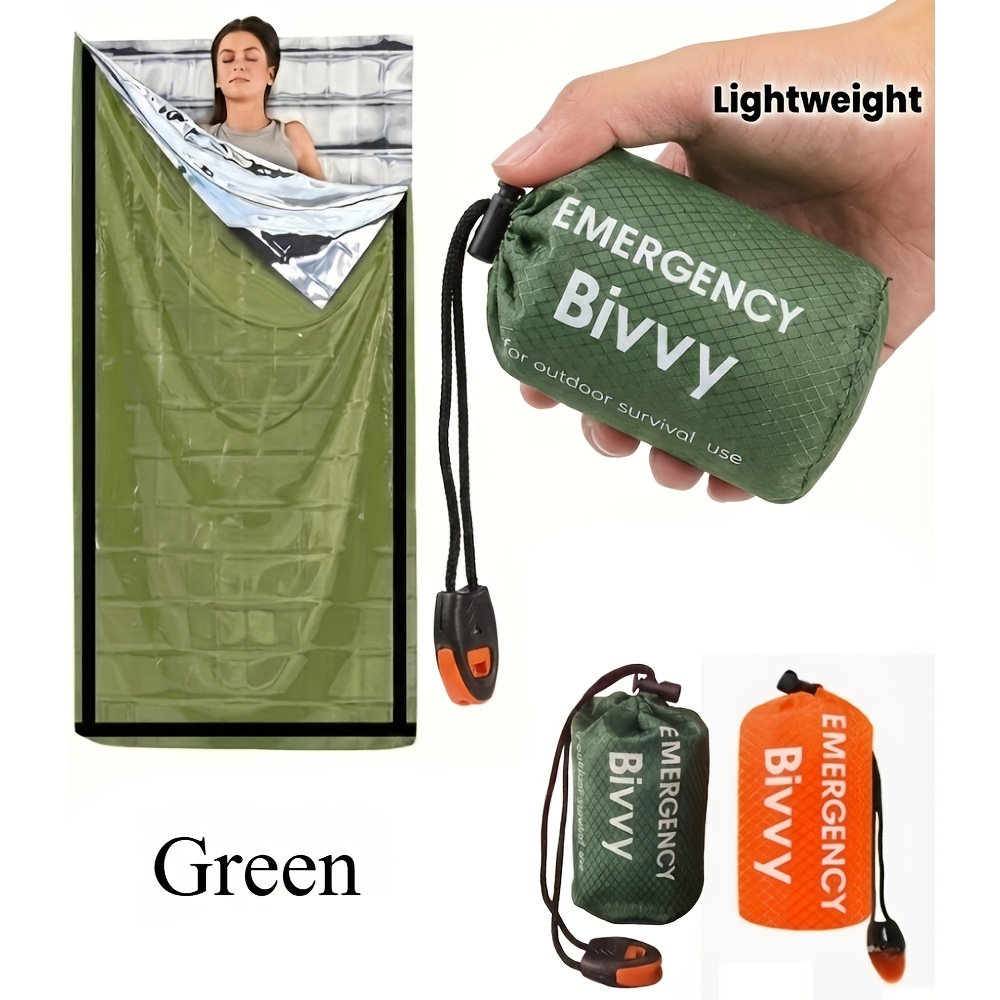 Bivy Bag Emergency - Kit de 3 piezas de saco