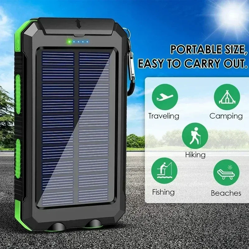 Lenovo 50000mAh Solar Power Ba - Solar Emergency Charger reseña y precio