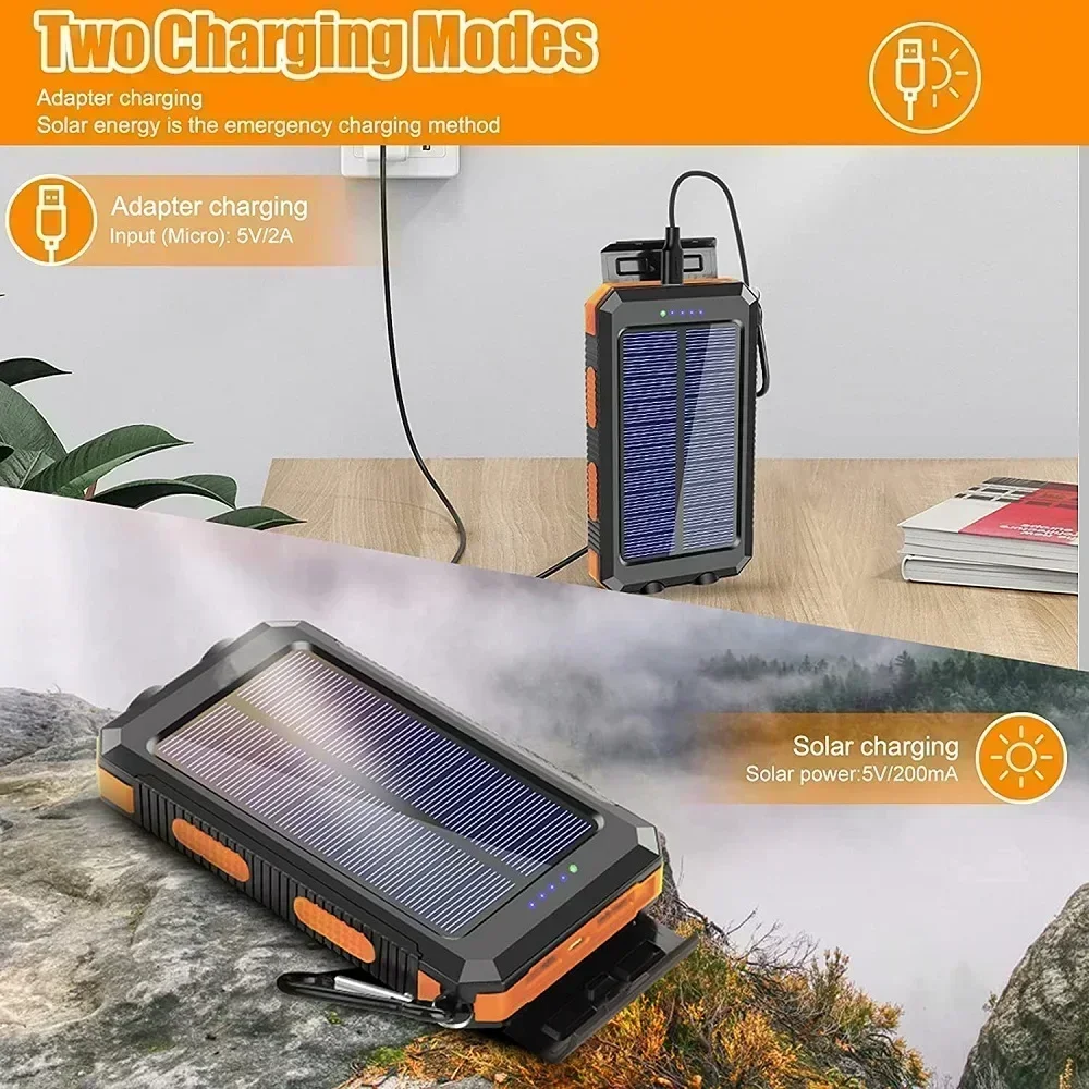 Lenovo 50000mAh Solar Power Ba - Solar Emergency Charger reseña y precio