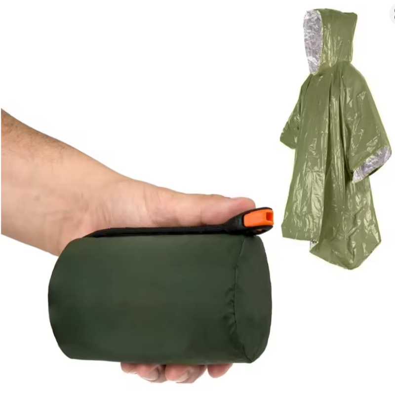 Poncho de Emergencia (4 Piezas - Survival Blanket Reflective reseña y precio
