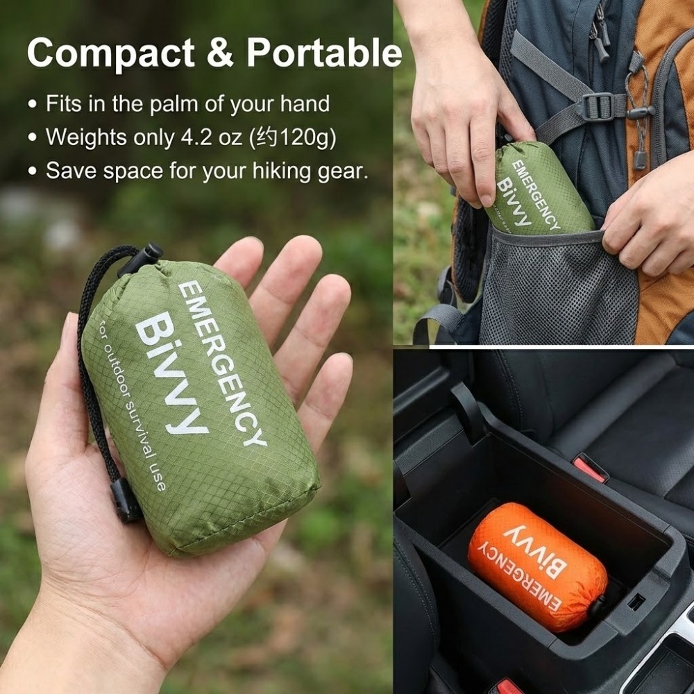 Kit de 3 piezas de saco de dor - Bivy Bag Emergency reseña y precio