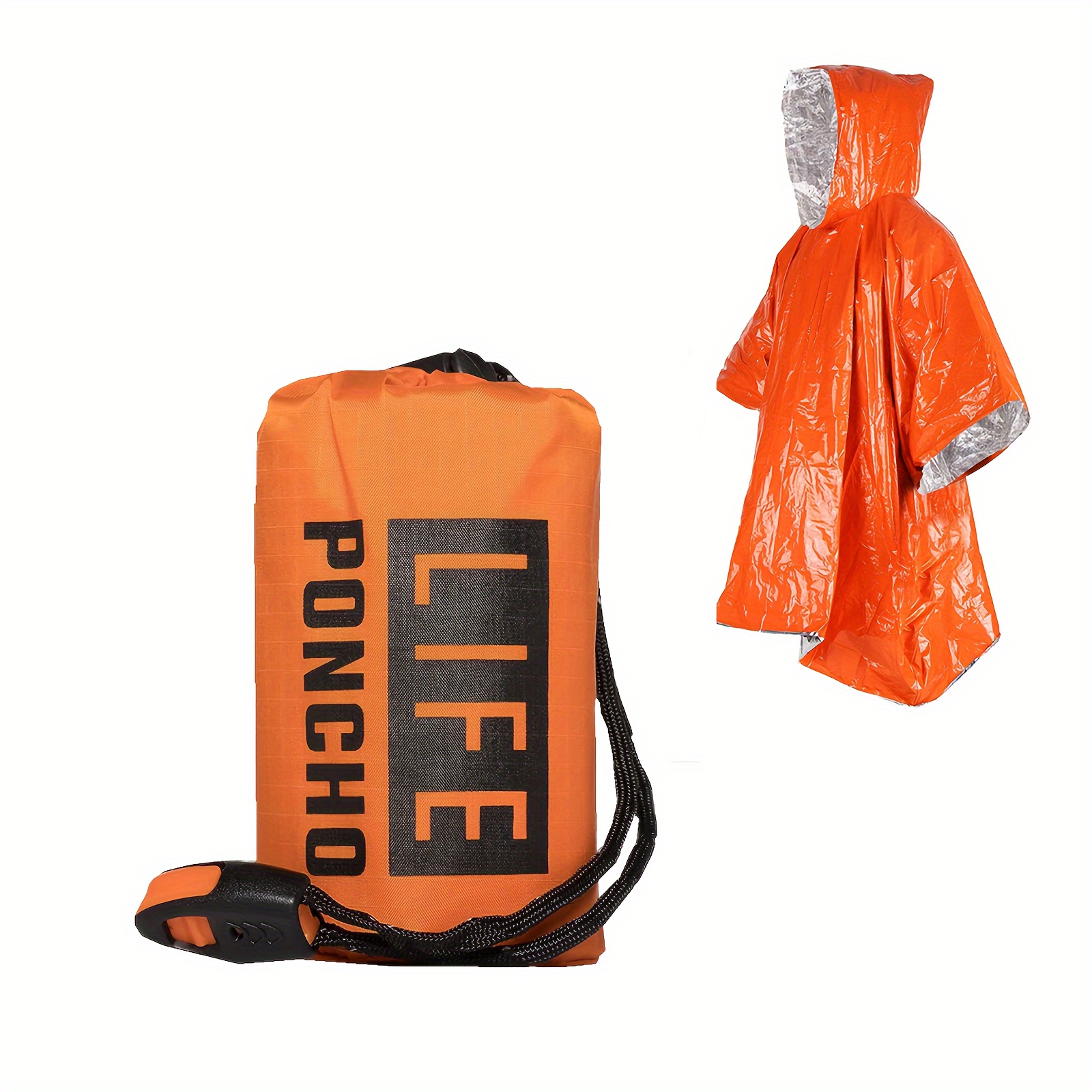Poncho de lluvia de superviven - Survival Blanket Reflective reseña y precio